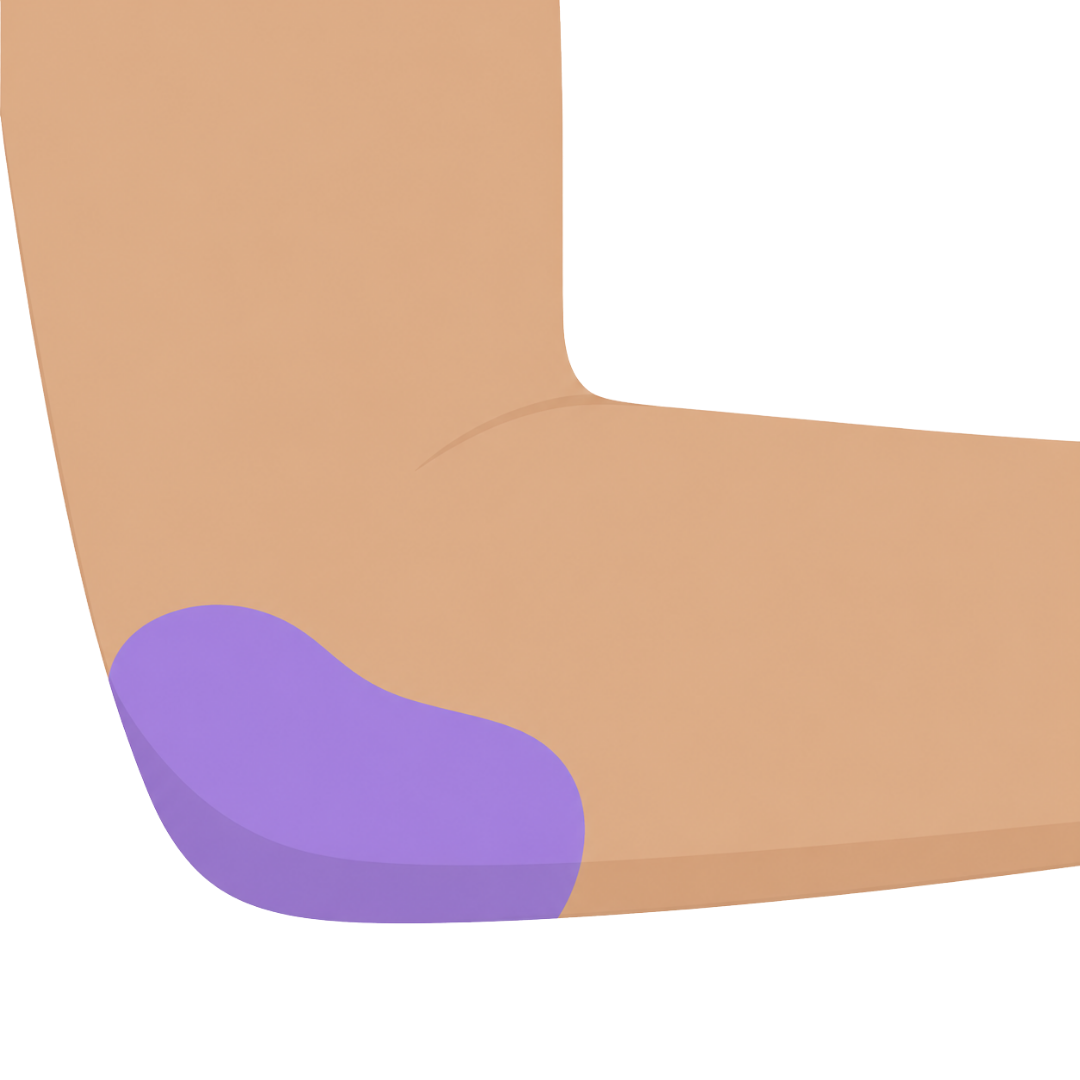 Aclarado láser codos