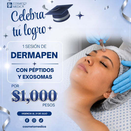 Promo Dermapen con Peptidos y Exosomas